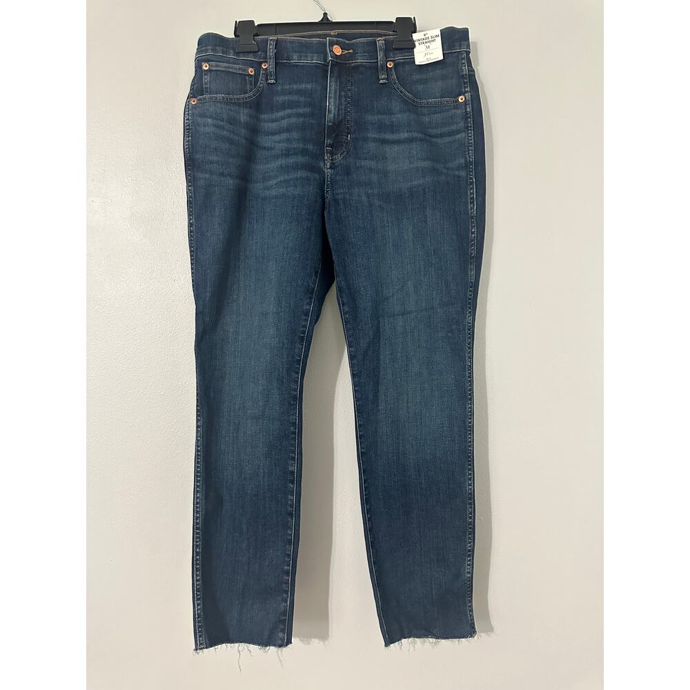 J.Crew Vintage Slim Straight Mid Rise Jeans